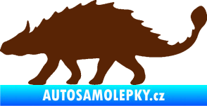 Samolepka Ankylosaurus 001 levá hnědá