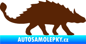 Samolepka Ankylosaurus 001 pravá hnědá