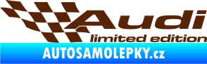 Samolepka Audi limited edition levá hnědá