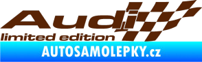 Samolepka Audi limited edition pravá hnědá