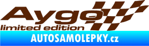 Samolepka Aygo limited edition pravá hnědá