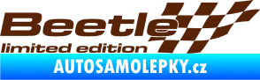 Samolepka Beetle limited edition pravá hnědá