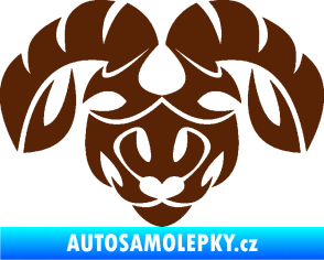 Samolepka Beran zvěrokruh 003  hnědá