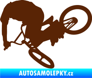 Samolepka Biker 001 levá hnědá