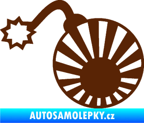 Samolepka Bomba 006 JDM levá hnědá