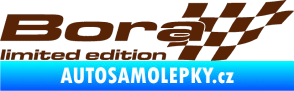 Samolepka Bora limited edition pravá hnědá