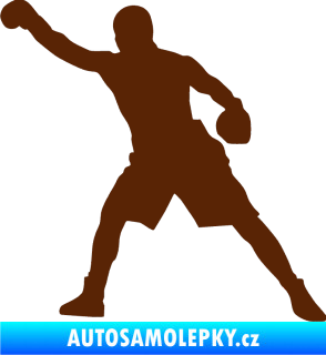 Samolepka Boxer 002 levá hnědá