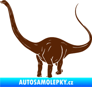 Samolepka Brachiosaurus 002 levá hnědá