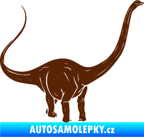 Samolepka Brachiosaurus 002 pravá hnědá