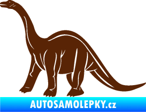 Samolepka Brachiosaurus 003 levá hnědá