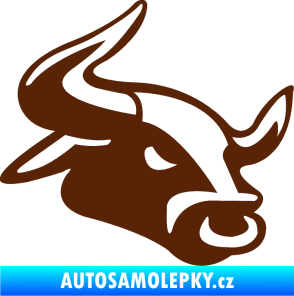 Samolepka Býk 001 pravá hnědá
