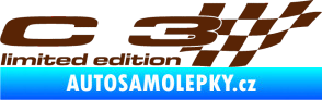 Samolepka C3 limited edition pravá hnědá