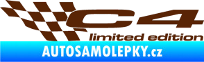Samolepka C4 limited edition levá hnědá