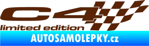Samolepka C4 limited edition pravá hnědá
