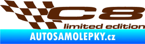 Samolepka C8 limited edition levá hnědá