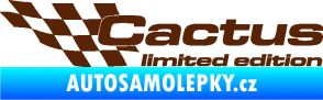 Samolepka Cactus limited edition levá hnědá