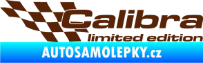 Samolepka Calibra limited edition levá hnědá