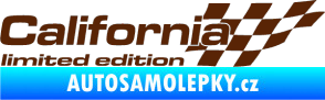 Samolepka California limited edition pravá hnědá