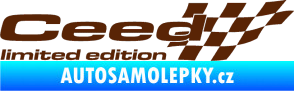 Samolepka Ceed limited edition pravá hnědá