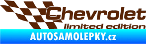Samolepka Chevrolet limited edition levá hnědá