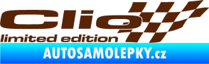 Samolepka Clio limited edition pravá hnědá
