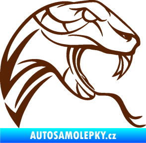 Samolepka Cobra 002 pravá hnědá