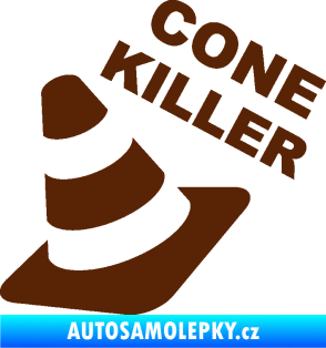 Samolepka Cone killer  hnědá