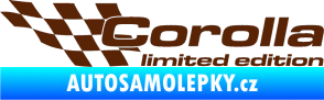 Samolepka Corolla limited edition levá hnědá