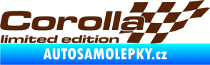 Samolepka Corolla limited edition pravá hnědá