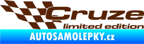 Samolepka Cruze limited edition levá hnědá