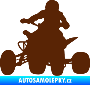 Samolepka Čtyřkolka 002 levá hnědá