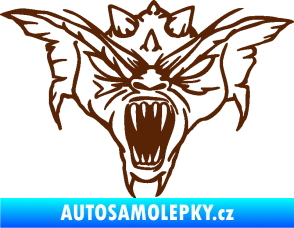 Samolepka Ďábel 003 pravá hnědá