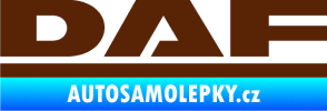 Samolepka DAF hnědá