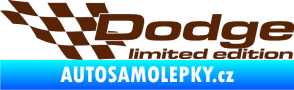 Samolepka Dodge limited edition levá hnědá