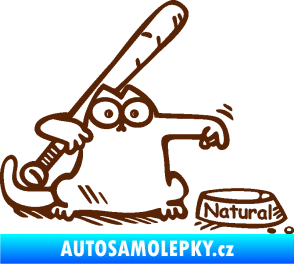Samolepka Dolej natural pravá hnědá