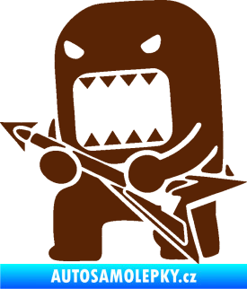 Samolepka Domo 003 levá rocker hnědá