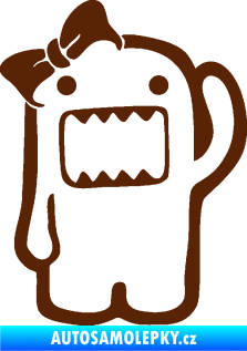 Samolepka Domo 011 levá girl hnědá