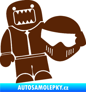 Samolepka Domo 014 pravá Stig hnědá