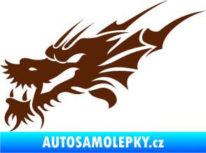 Samolepka Dragon 001 levá hnědá