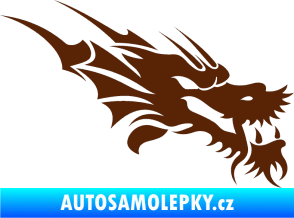 Samolepka Dragon 001 pravá hnědá