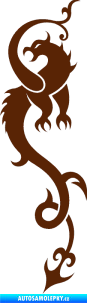 Samolepka Dragon 008 levá hnědá