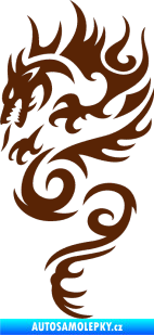 Samolepka Dragon 010 levá hnědá