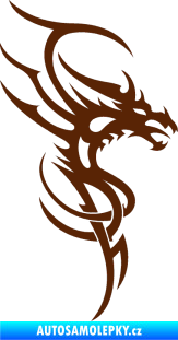Samolepka Dragon 017 pravá hnědá