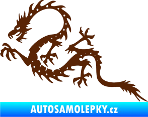 Samolepka Dragon 037 levá hnědá