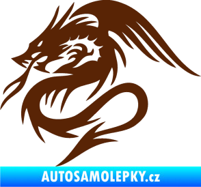 Samolepka Dragon 039 levá hnědá