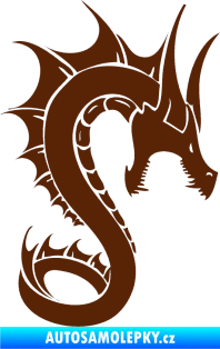Samolepka Dragon 041 pravá hnědá