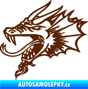 Samolepka Dragon 046 levá hnědá