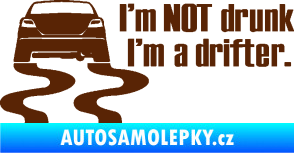 Samolepka Drifter 002 hnědá