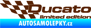 Samolepka Ducato limited edition levá hnědá