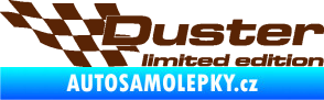 Samolepka Duster limited edition levá hnědá